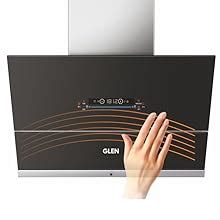 Glen 1600 m³/hr Auto Clean Vertical Glass Kitchen Chimney With 1 Year ...