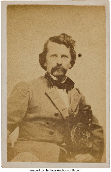 Confederate General Earl Van Dorn Carte de Visite.... Military & | Lot ...