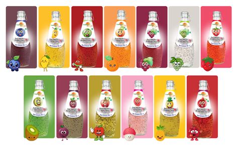 American Delight Flavored Drink with Basil Seed |Cocktail, Kiwi, Lychee ...