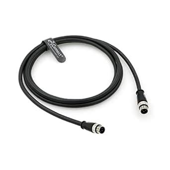 AConnect M12-D-Code Ethernet-Cable for Industrial Camera M12 4 Pin Male ...