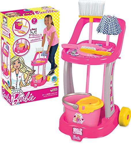 Buy Barbie Cleaning Trolley (Multicolor) Online at Low Prices in India ...