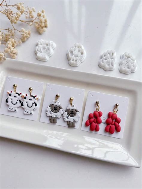 Cattle, Sheep, And Balloon Dogs Clay Cutters | Jewelry Making Kits ...