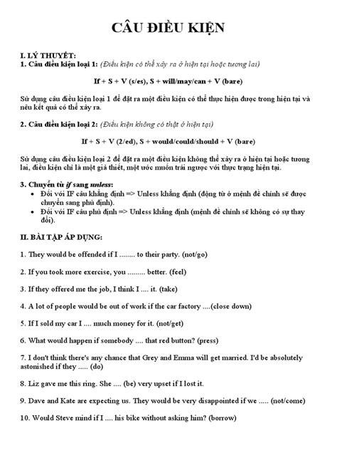 Image result for Conditional Sentences PDF