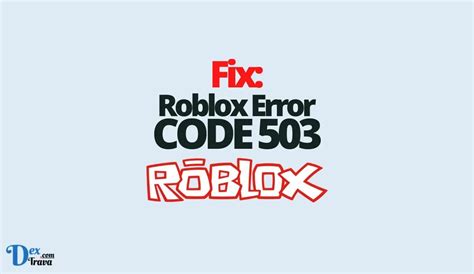 Image result for Error Code 503 Roblox PC