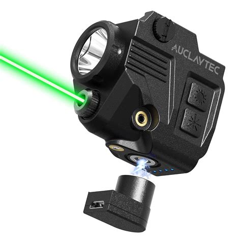Buy AUCLAYTEC Light 420 Lumens Pistol Light with Strobe Mode Green ...