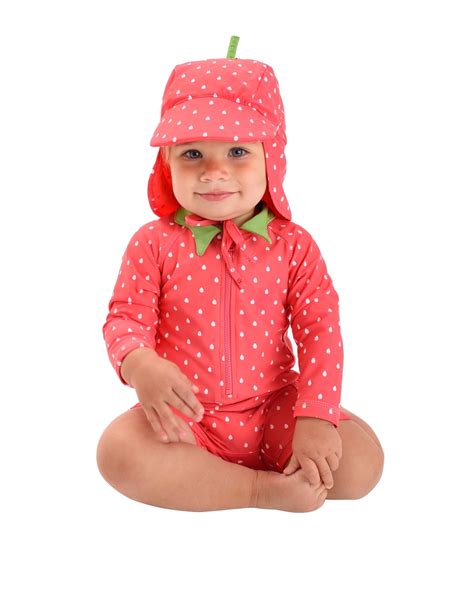 Cuddle Club One-Piece Baby Swimsuit UPF 50+ Infant Sunscreen Baby Beach ...