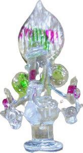TERN Handcrafted Glass Lord Ganesha Idol (Multicolor) Decorative ...