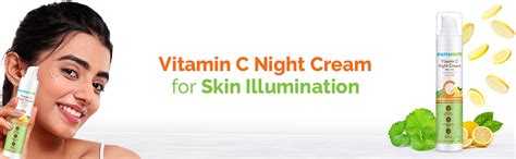 Mamaearth Vitamin C Night Cream For Women with Vitamin C & Gotu Kola ...