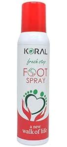 Buy Koral Pharma Foot Spray Pack of 2-260ml, Heel Care Softness Foot ...