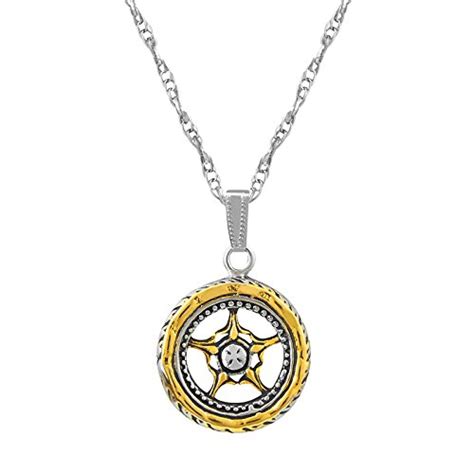 Shining Jewel Unisex Sailor Sailor Wheel Pendant Necklace (SJ_2255 ...