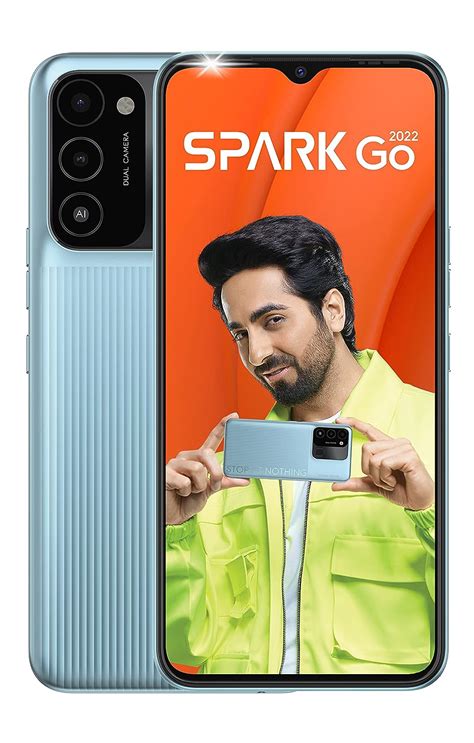 TECNO Spark Go 2022 (Ice Silver, 2/32GB) | 5000mAh Battery| 6.52" HD+ ...