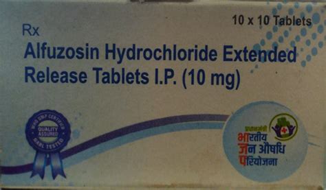 Alfuzosin Prolonged-Release 10 mg , 10 tablets | API GENERIC PHARMACY