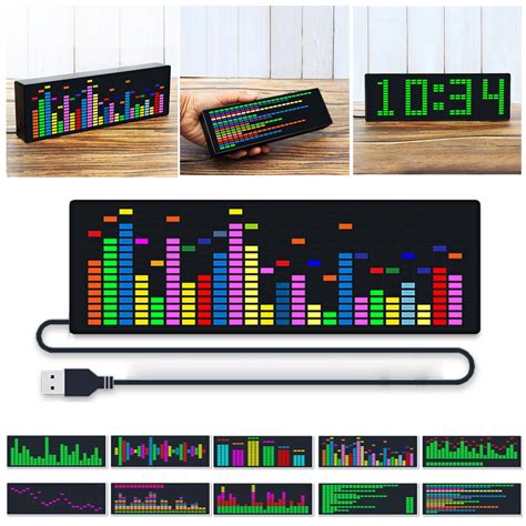 VFD Music Spectrum Indicator VU Meter RGB Audio | Ubuy India