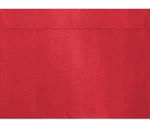 9 x 12 Booklet Envelopes - Jupiter Red Metallic (50 Qty.) | Perfect for ...