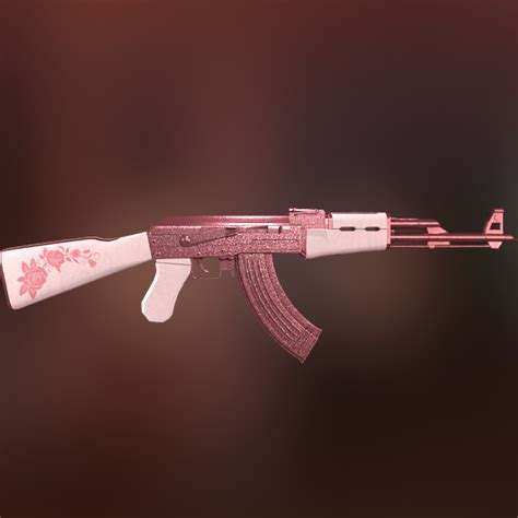ArtStation - AK-47 (Rose Gold)