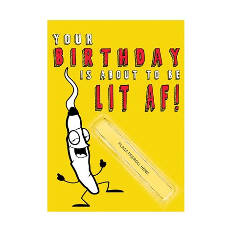 420 Cardz LIT AF Birthday Card - Joint Holder Birthday Card – Mission ...
