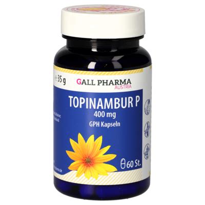 Jerusalem Artichoke P 400 mg GPH Capsules [2554122]-Gall-Pharma GmbH ...