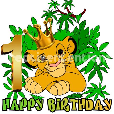 Lion King Happy Birthday Graphics