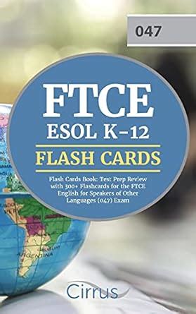 Buy FTCE ESOL K-12 Flash Cards Book: Test Prep Review with 300 ...