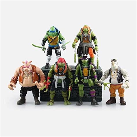 Buy SAMANIS 6pcs/Set Model Toys Action & Toy Figures Turtles Model ...
