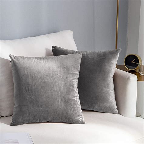 Buy AEROHAVEN™ Premium Velvet Reversible Decorative Throw Pillow ...