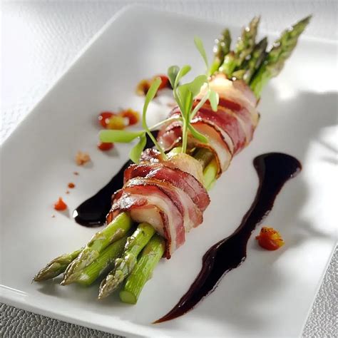 Asparagus Wrapped in Turkey Bacon Recipe - Vintage Cooks