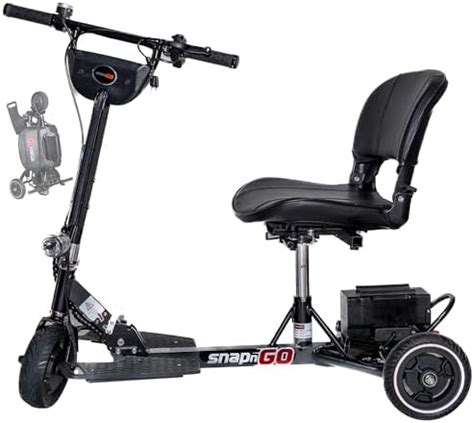 SNAPnGO Three Wheel Portable Mobility Scooter for Adults - Aircraft ...
