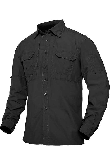 TACVASEN Men's Relax fit Nylon Quick Drying UV Protection with Zipper ...