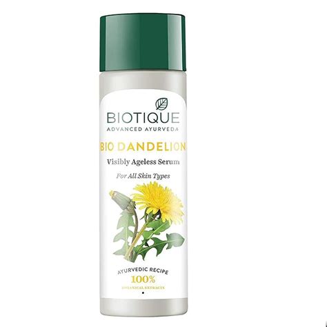 Biotique Bio Dandelion Visibly Ageless Serum, 190ml: Amazon.in: Beauty