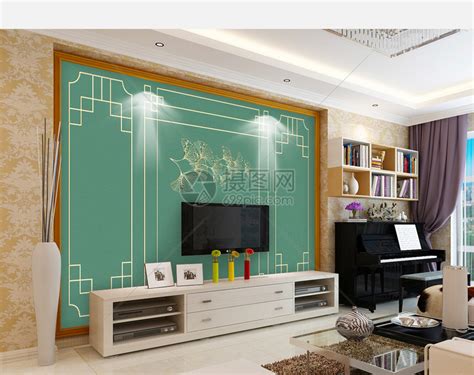 石膏线电视墙设计多大尺寸 石膏线电视墙装修价格_住范儿