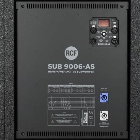 RCF SUB 9006-AS AKTIVER HOCHLEISTUNGS-SUBWOOFER mieten und leihen ...