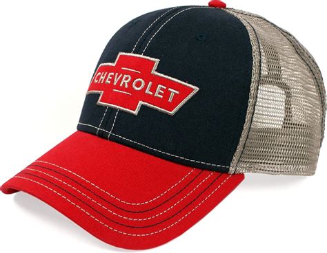 Amazon.com: Tee Luv Chevy Hat - Patriotic Chevrolet Bowtie Car Logo Baseball Cap : Automotive