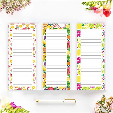 mudrit Large Notepads for Grocery List | Shopping List, To-Do List ...