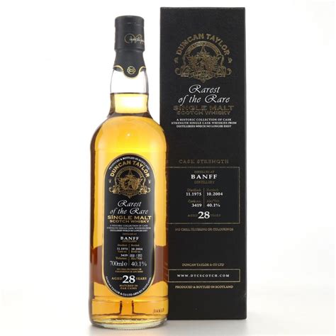 Banff 1975 Rarest of the Rare 28 Year Old Whisky | Whisky Auctioneer