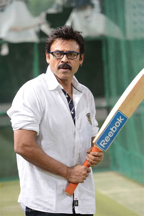 Victory Venkatesh Cricket Practicing Photos