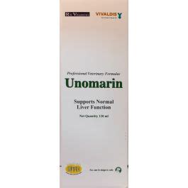 Vivaldis Unomarin Supports Normal Liver Function in Dogs and Cats 120ml