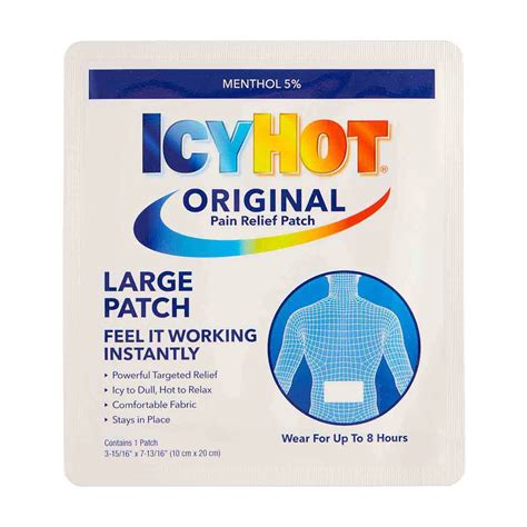 Icy Hot Extra Strength Medicated Patch, Large