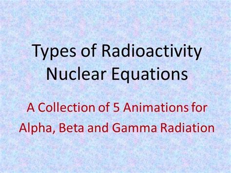 Image result for Types of Radiation Examples