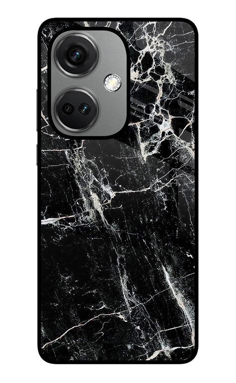 Buy Now Black Marble Texture Glass Case for OnePlus Nord CE 3 5G Online ...
