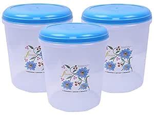 Kuber Industries Plastic 3 Pieces Multipurpose Storage Container Box ...