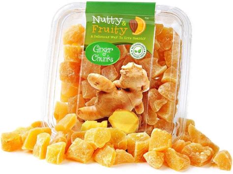 Buy Dried Ginger Chunks - Low Sugar - Soft Online at Lowest Price in ...