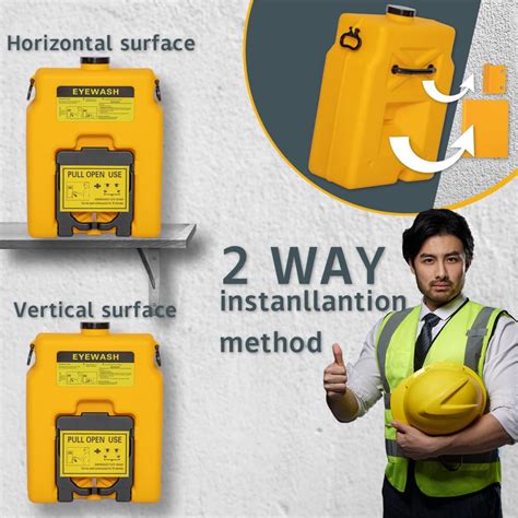 Yeeoy 14 Gallons Portable Eye Wash Station OSHA-Approved, India | Ubuy