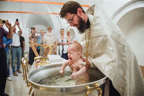 этапы крещения ребенка девочки