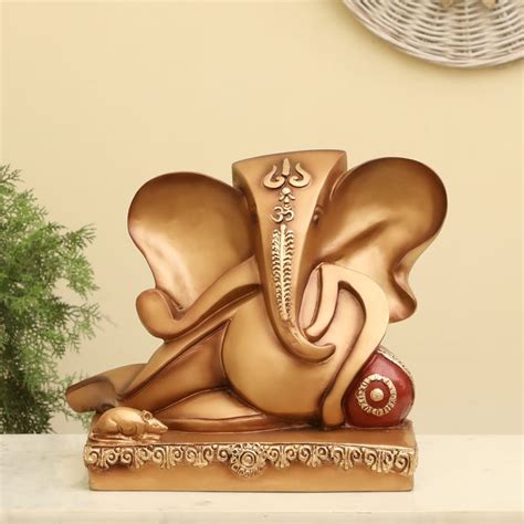 Buy VEDAS Mystical Indiana Polyresin Vishwaraja Ganesha Figurine from ...