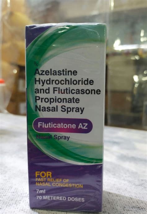 Fluticasone & Azelastine Nasal Spray, 70 metered dose, 7ml | API ...