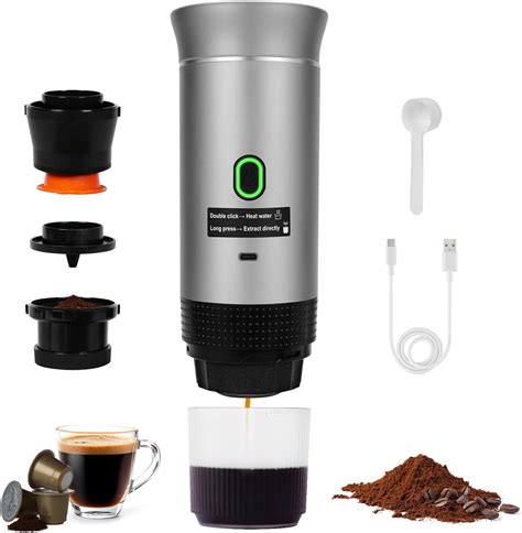 Amazon.com: Portable Coffee Pot and Car Coffee Maker Portable brewer, travel coffee maker for ...