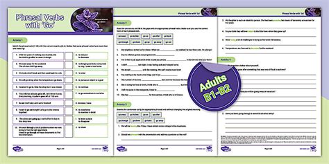 Verb Forms of Go Worksheet 的图像结果