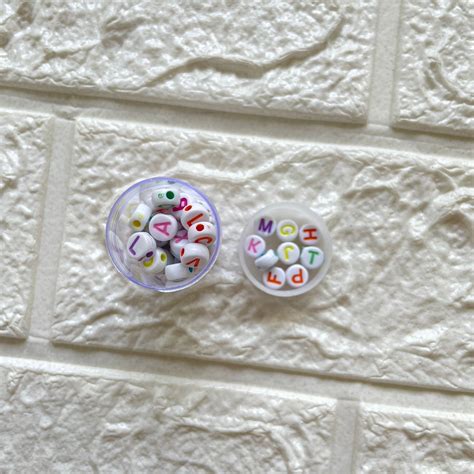 Alphabet Round Shaped Beads