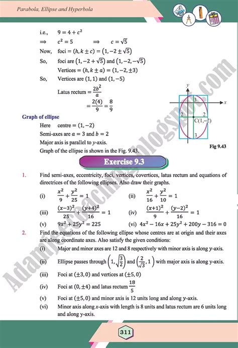 Image result for Class 12 Math Unit Parabola