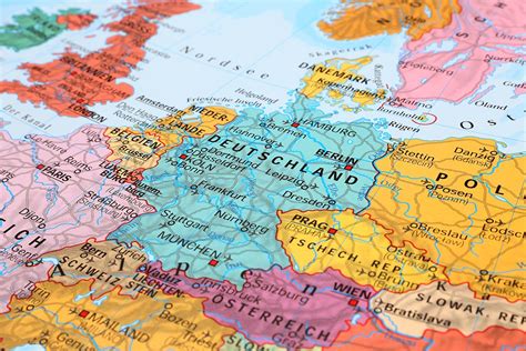 Image result for German Language Map Europe